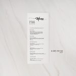 Custom Wedding & Event Menus – Printed on Linen Cardstock